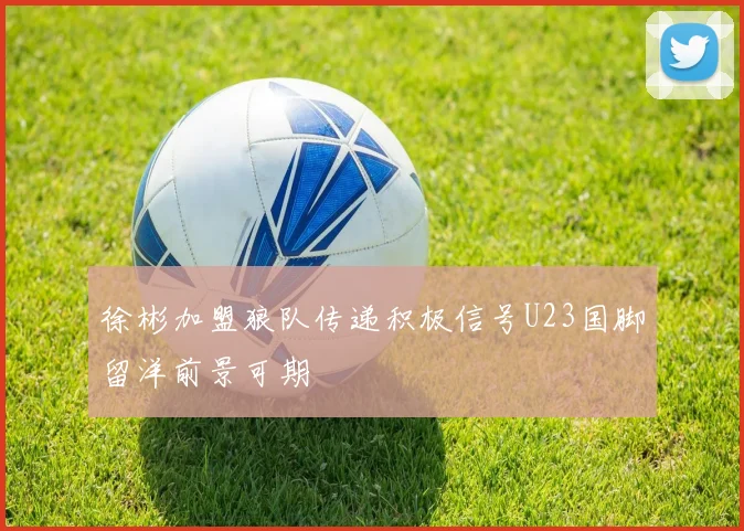 徐彬加盟狼队传递积极信号U23国脚留洋前景可期